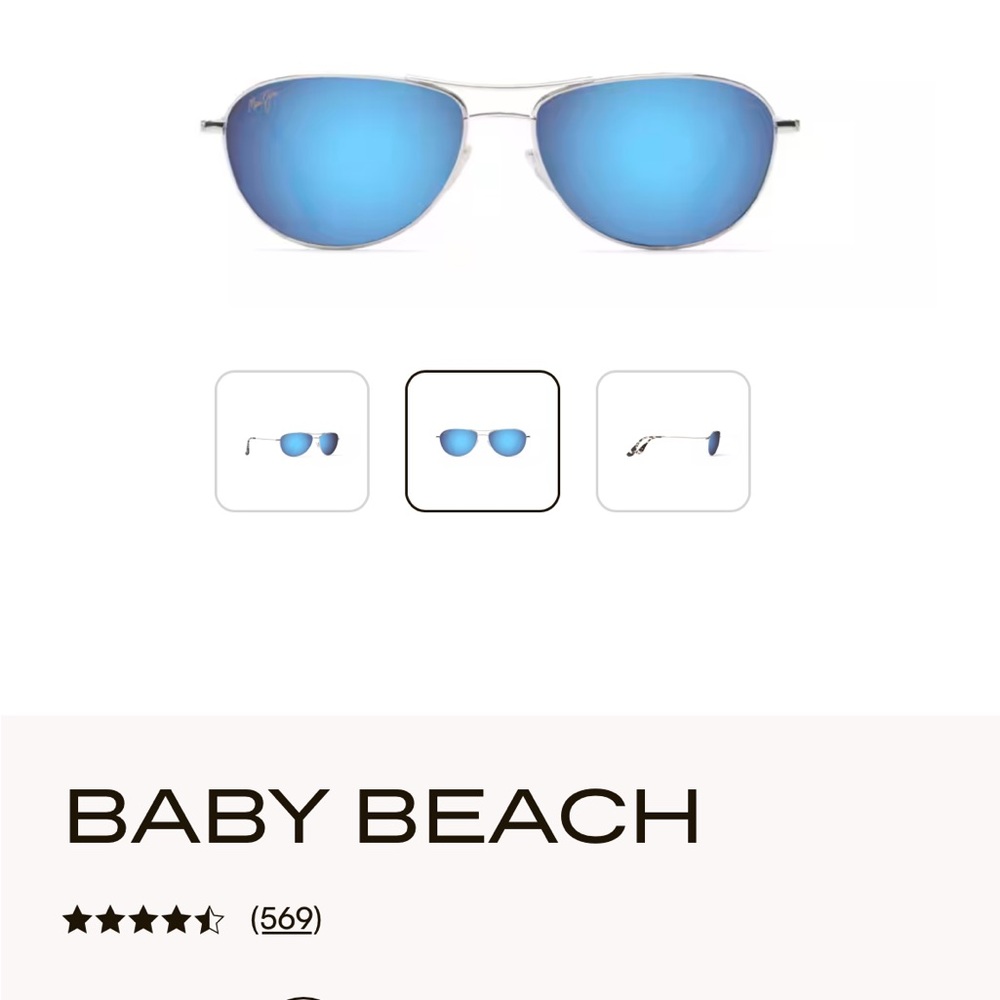 Maui Jim Baby Beach polarized Sunglasses-blue Hawaii